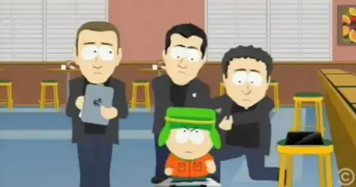 SouthPark se moque déjà d'Apple qui traque votre position