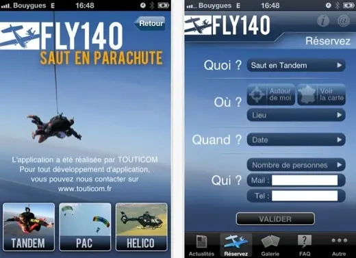 Mac4Ever et Touticom vous font gagner un saut en parachute !