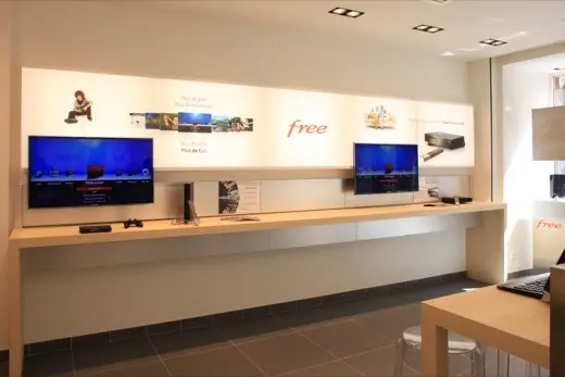 Quand Free s'inspire, fort, des Apple Store