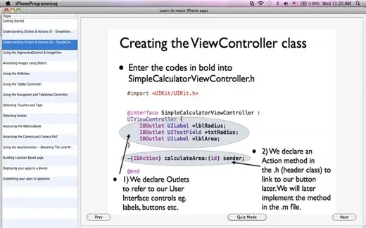 Un petit manuel de la programmation iOS gratuit pour Mac