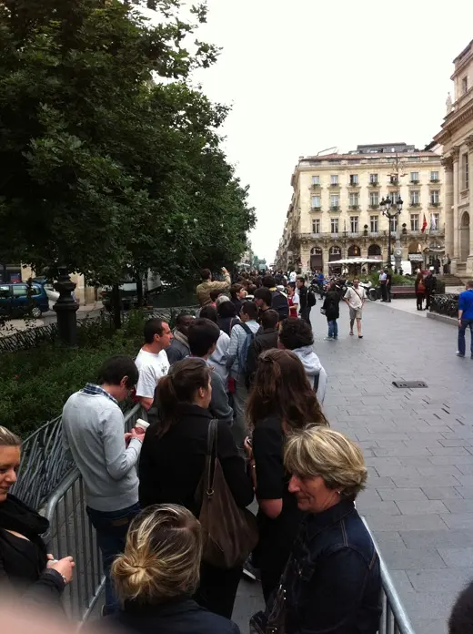 Bordeaux : beaucoup de monde au moment de l'ouverture