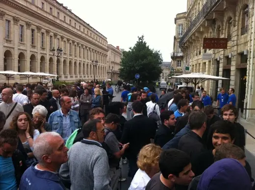 Bordeaux : beaucoup de monde au moment de l'ouverture