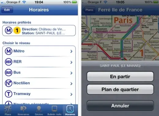 RATP Premium pour iOS à attraper sans bourse délier