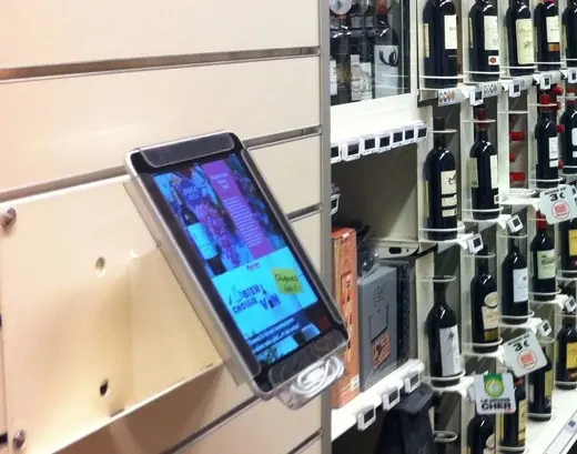 L'iPad conseille le vin chez Auchan