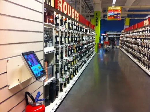 L'iPad conseille le vin chez Auchan