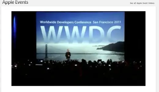 WWDC '11 : la keynote est disponible en vidéo