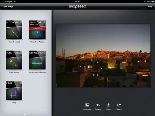 Test vidéo : SnapSeed, la retouche sélective de Nik Software sur iPad