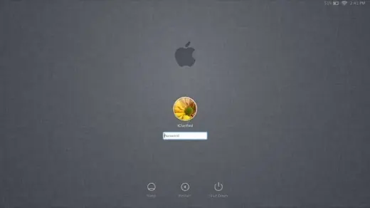 Lion : remplacer le fond gris de la fen&ecirc;tre de login