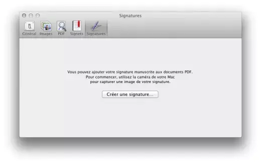 Lion : ajouter facilement une signature à un document