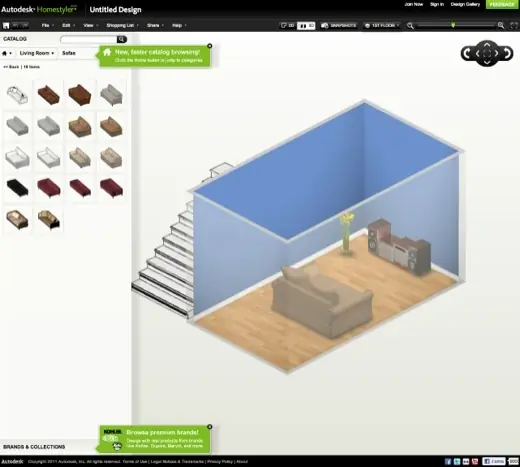 Autodesk : le design int&eacute;rieur depuis votre navigateur