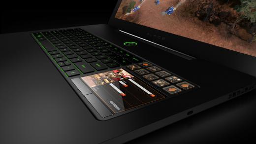 Razer : un PC portable pour joueurs avec un trackpad LCD