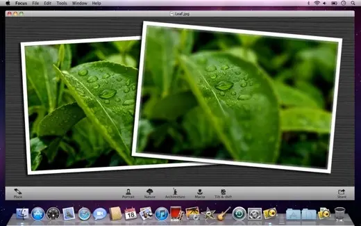 Focus gère la profondeur de champ sur Mac