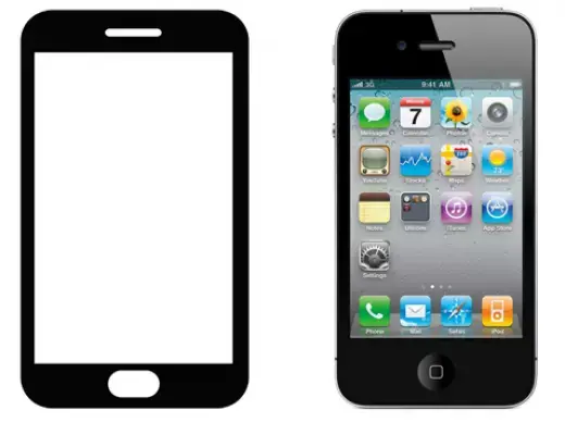 Une extrapolation de l'icone de l'iPhone 5