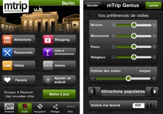 mTrip : 6 nouveaux guides de voyage gratuits