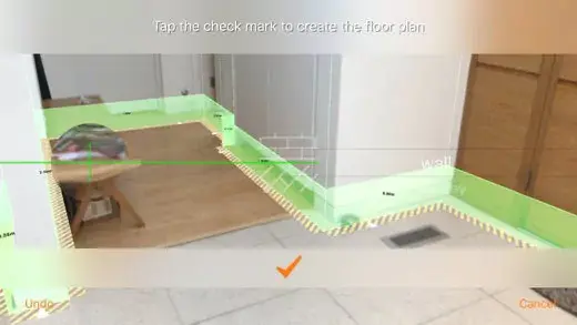 RoomScan Pro mesure (gratuitement) les dimensions d'une pièce avec ARKit