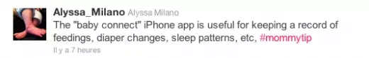 L'application iOS du jour d'Alyssa Milano, pour les jeunes mamans