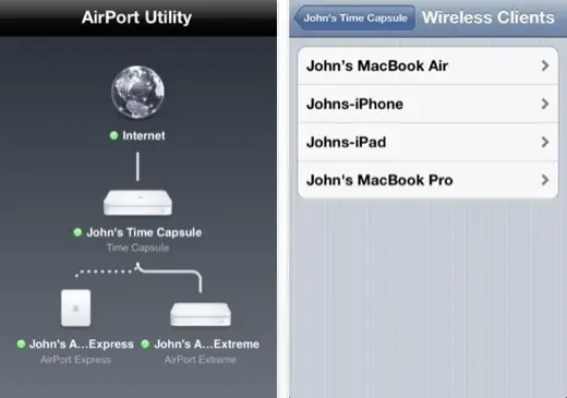 AirPort Utility également disponible pour iOS