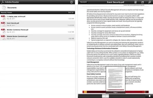 Adobe Reader débarque sur l'iOS App Store