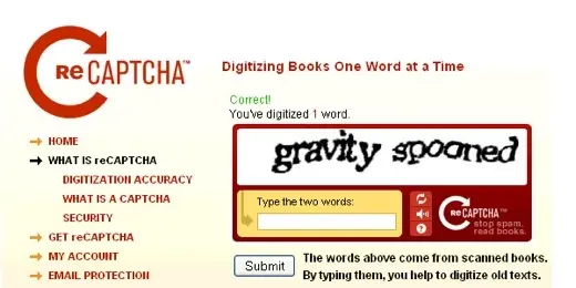 Quand Google utilise les captchas pour numériser des livres