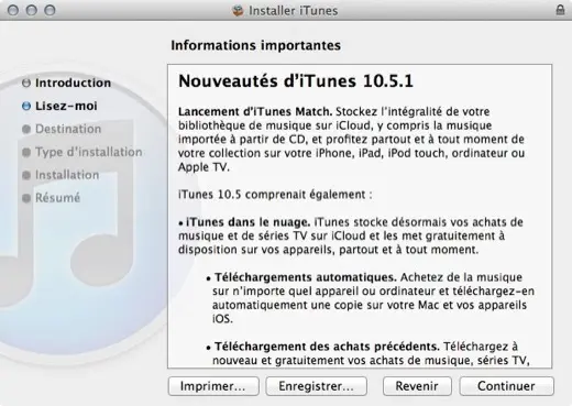 iTunes 10.5.1 disponible, avec iTunes Match aux USA