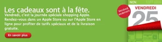 L'Apple Store prépare le Black Friday