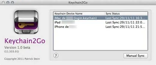 Test Express : Keychain2Go, votre trousseau Mac sur tous vos iBidulles