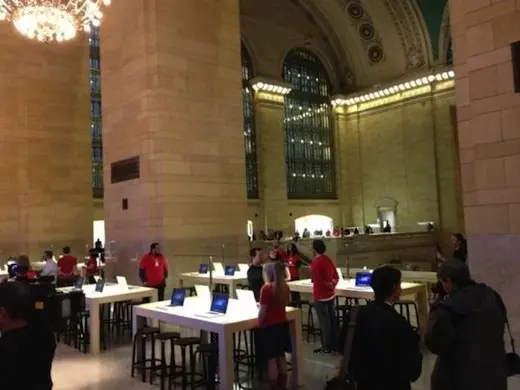 Grand Central : 315 employés et le plus gros espace personnel Apple