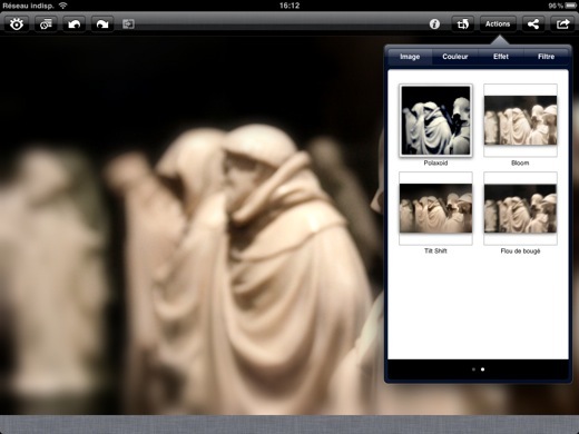 XnView Mobile Fx, traitement photo gratuit sur iPad