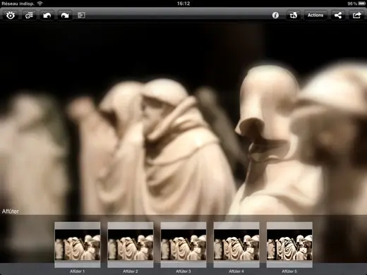 XnView Mobile Fx, traitement photo gratuit sur iPad