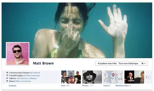 FaceBook Timeline disponible en France