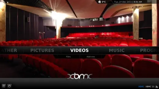 Le Media Center XBMC 11.0 Eden bêta disponible