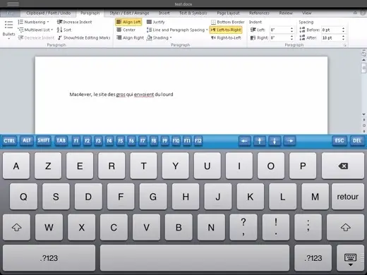 CloudOn met Microsoft Office dans les nuages pour iPad