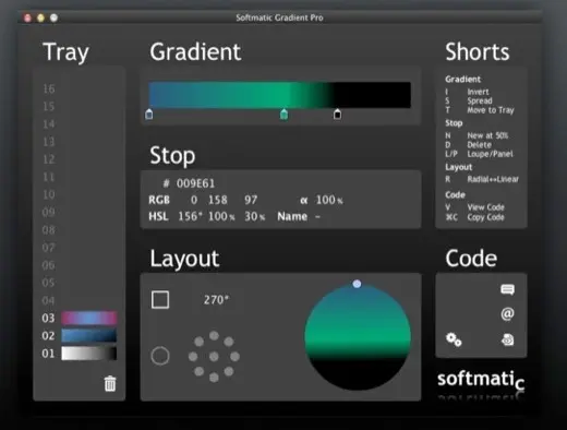 Mac : Gradient Pro, des dégradés CSS de pro gratuitement