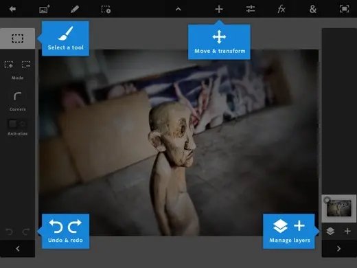 Adobe Photoshop Touch disponible pour iPad 2