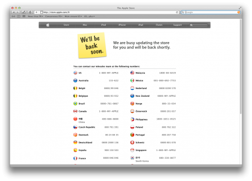 L'Apple Store vient de fermer !