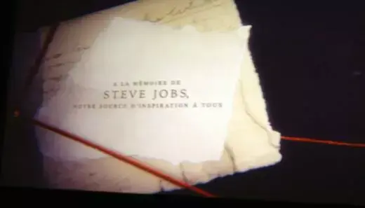 La dédicace de Disney à Steve Jobs