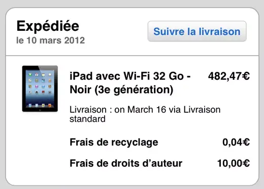 iPad 3 : commandes envoyées en France/Suisse, les délais s'allongent