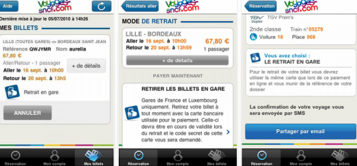 La SNCF refond son application de réservation en ligne