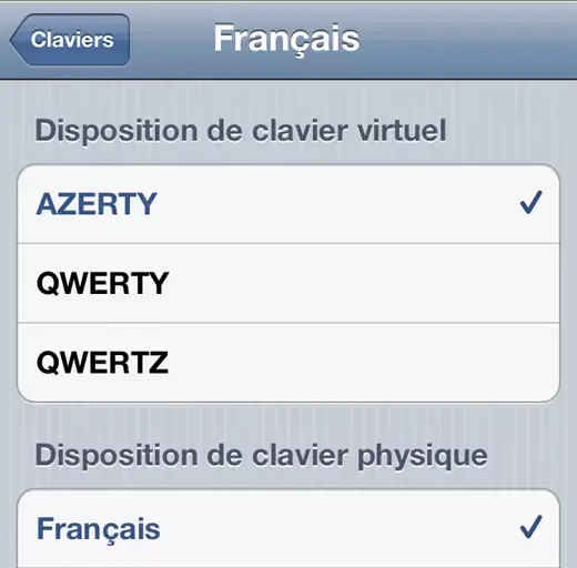 Astuce : avoir Siri en français sur un clavier QWERTY, QWERTZ...