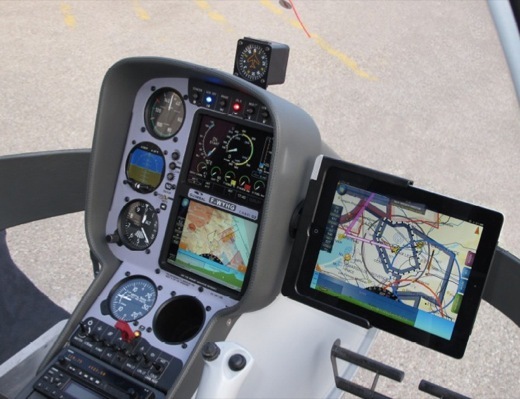 L'iPad se fait une place dans le cockpit des hélicoptères Cabri