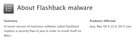 Apple prépare un outil contre le malware Flashback