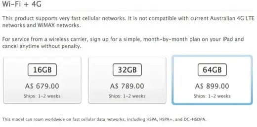 L'Australie veut qu'Apple change le nom du nouvel iPad