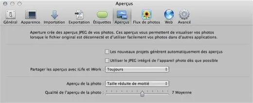 Astuce Aperture : réduisez la taille de votre bibliothèque