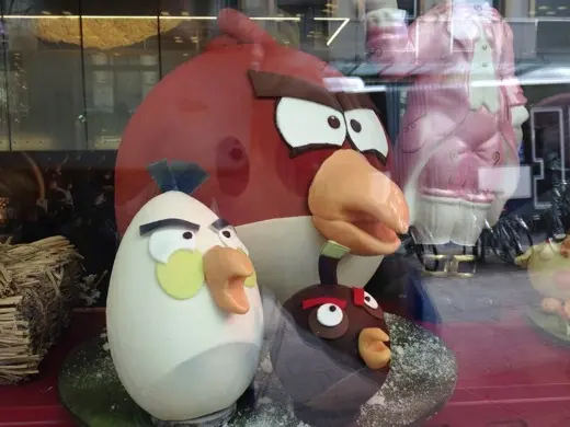 Mangez-moi, mangez-moi, les Angry Birds en Chocolat !