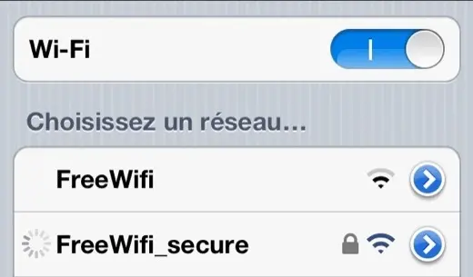 FreeWIFI Secure, comment en profiter sur votre iBidule ?