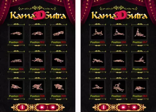 Bons plans : Kamasutra 3D, FidMe, Flick Sheep, iNoteDeFrais 2