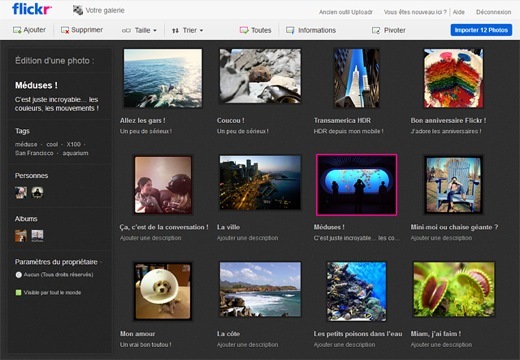 Flickr : le nouvel Uploadr fait grand cas du HTML5