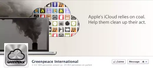 Greenpeace ne s'essoufle pas : nouveau mouvement contre iCloud