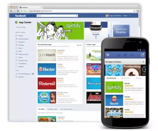 App Center : Nouveau Store pour les apps Facebook, iOS et Android