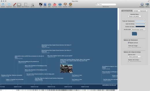 Mac : Timeline 3D sait exporter vers iBooks Author